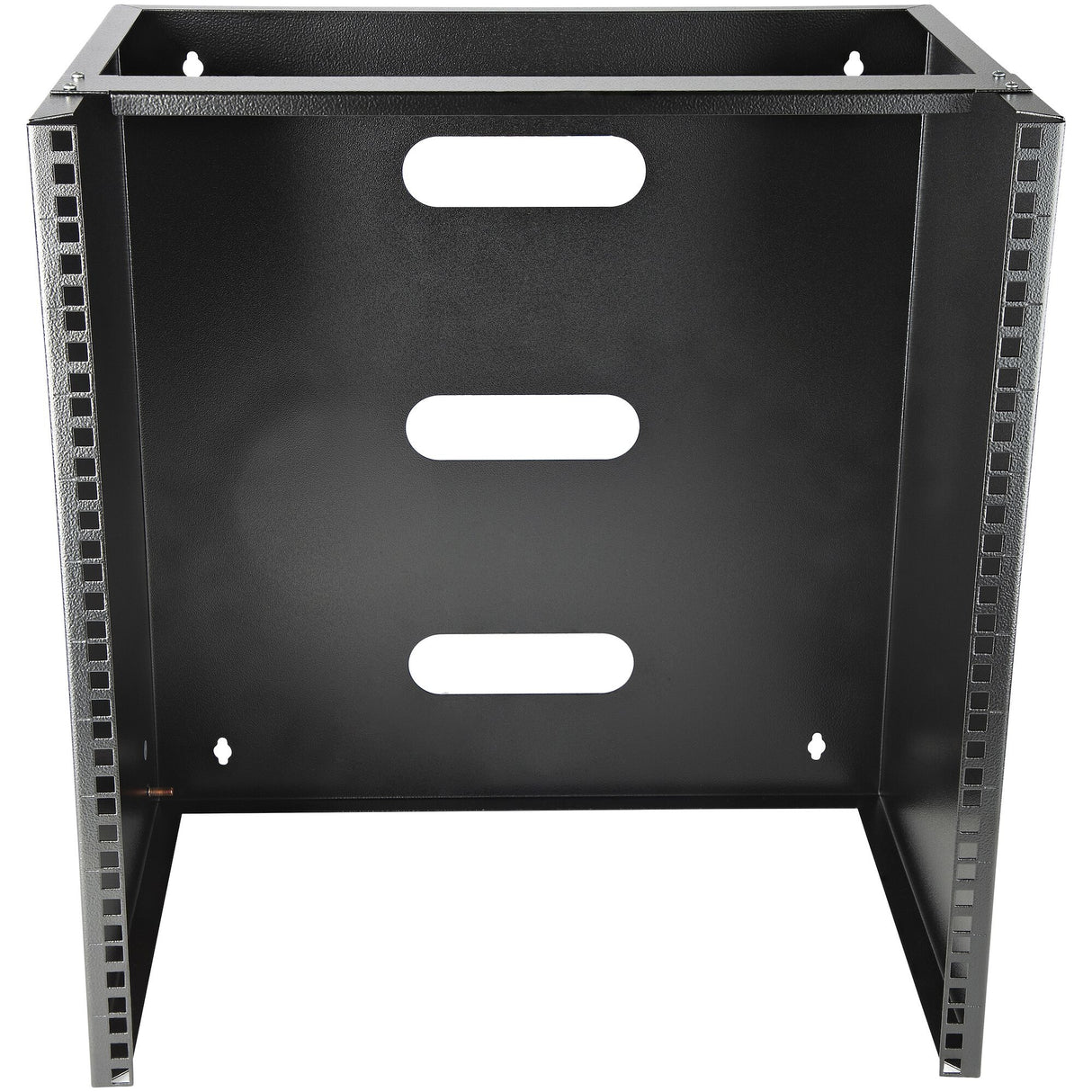 StarTech.com 12U Wall Mount Network Rack - 14 Inch Deep (Low Profile) - 19" Patch Panel Bracket for Shallow Server and IT Equipment, Network Switches - 125lbs/57kg Weight Capacity, Black