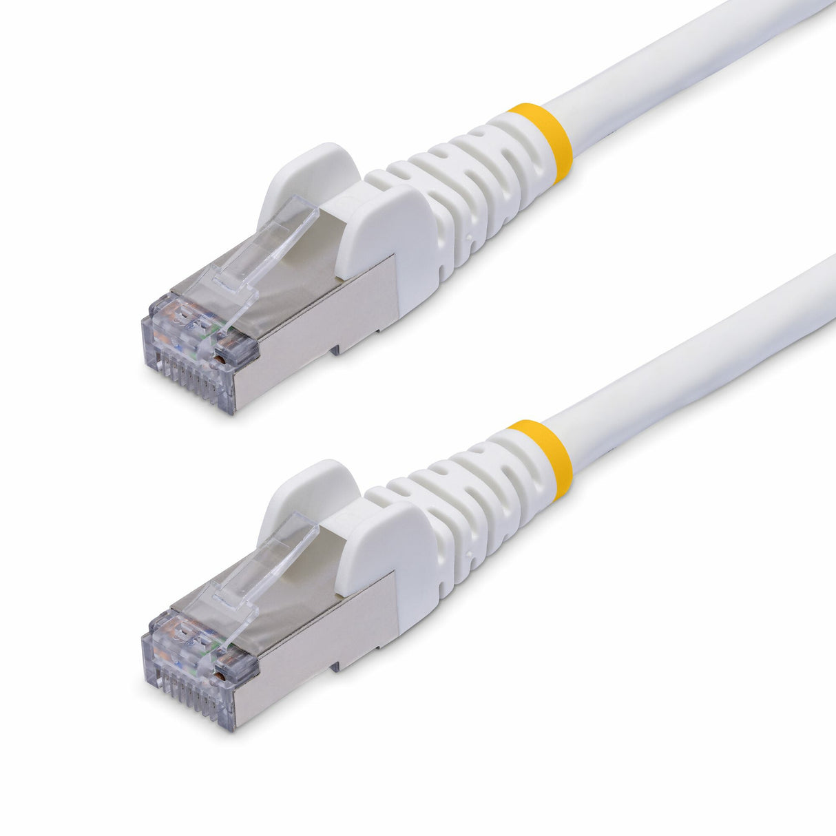 StarTech.com 1m White CAT8 Ethernet Cable, Snagless RJ45, 25G/40G, 2000MHz, 100W PoE++, S/FTP, 26AWG Pure Bare Copper Wire, LSZH, Shielded Network Patch Cord w/Strain Reliefs, Individually Tested