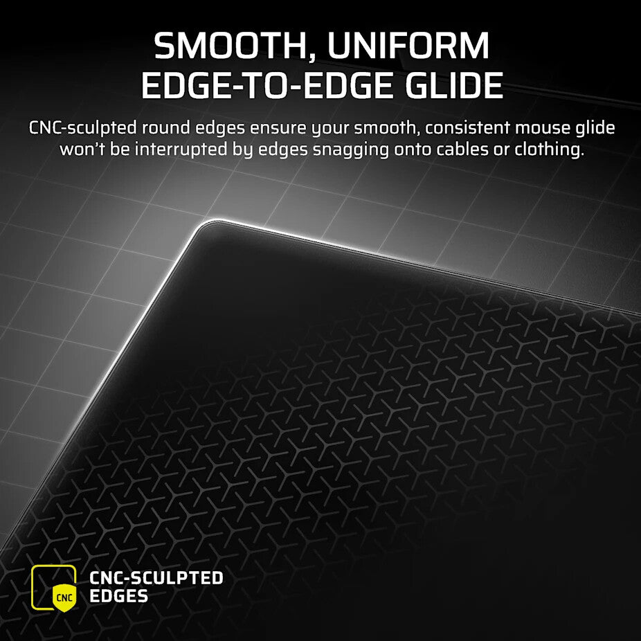 Corsair MM Glass Large Gaming mouse pad Black