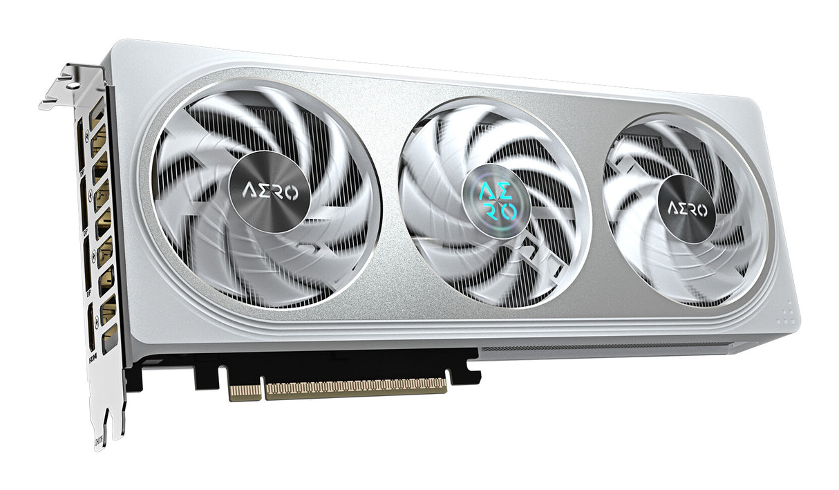 GIGABYTE GeForce RTX 5060 AERO OC 8G Graphics Card - 8GB GDDR7, 128bit, PCI-E 5.0, 2595 MHz Core Clock, 3 x DisplayPort, 1 x HDMI, GV-N5060AERO OC-8GD
