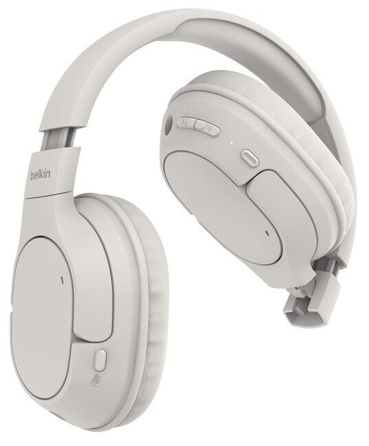 Belkin AUD009HQSA headphones/headset Wireless Head-band Calls/Music USB Type-C Bluetooth Sand