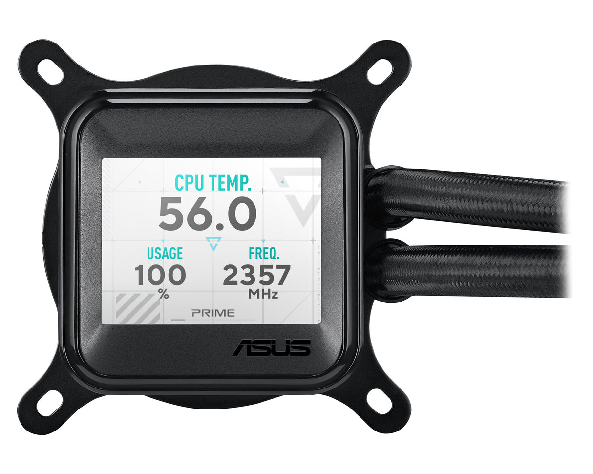 ASUS Prime LC 360 ARGB LCD Processor All-in-one liquid cooler 12 cm Black