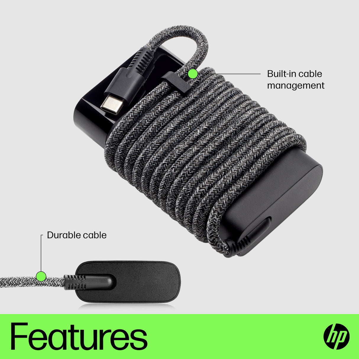 HP USB-C 65W Laptop Charger