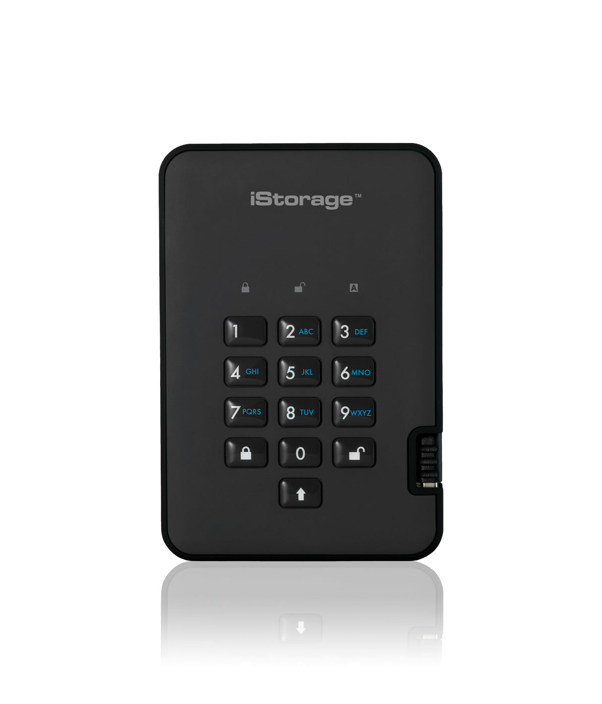 iStorage diskAshur² SSD 2TB Black | Secure Portable Solid State Drive |AES-XTS 256-bit Hardware Encryption | PIN protected | OS & Platform Independent | TAA Compliant |Brute force hack defence | Dust/Water Resistant