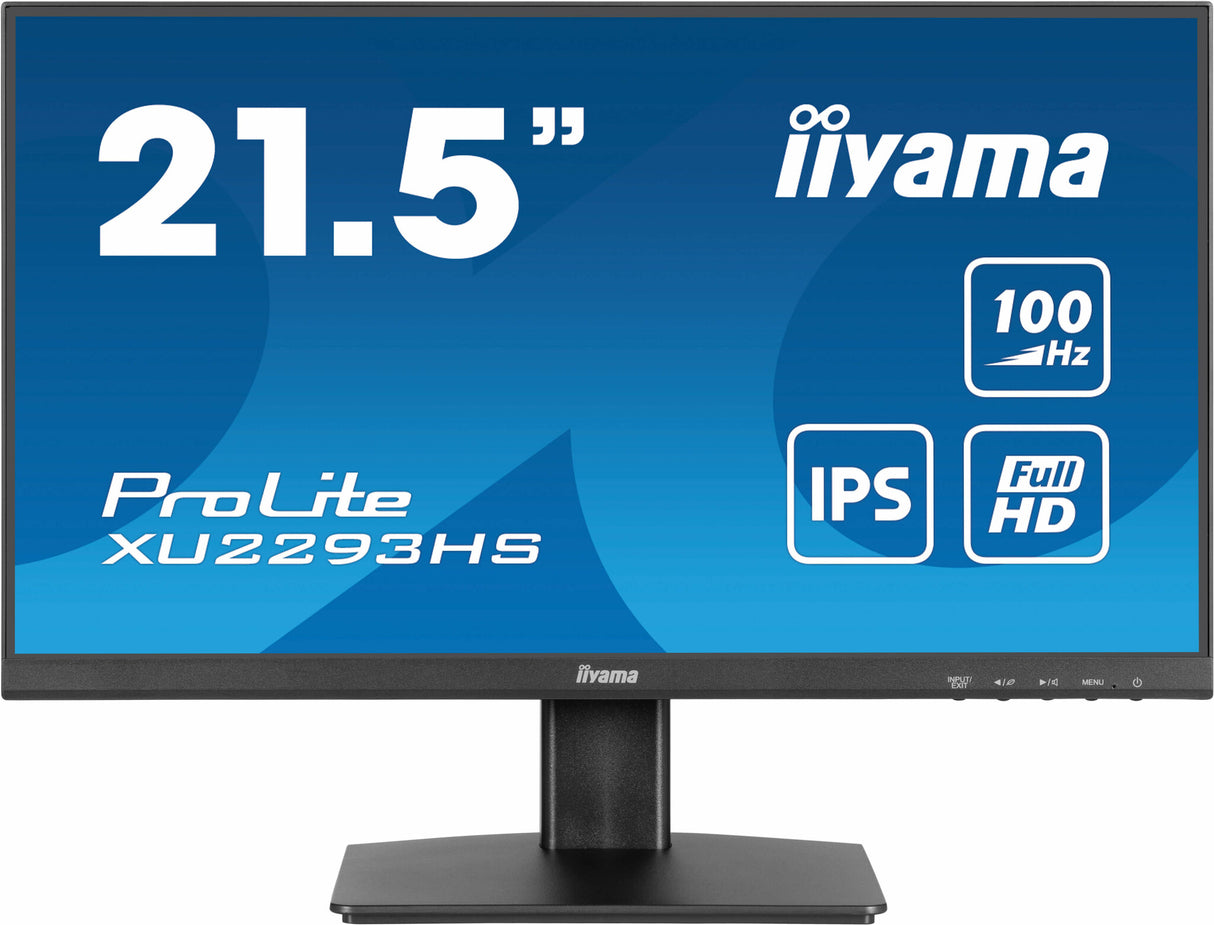iiyama ProLite The stylish edge-to-edge design of the XU2293HS with IPS panel technology offers accurate and consistent colour reproduction with wide viewing angles