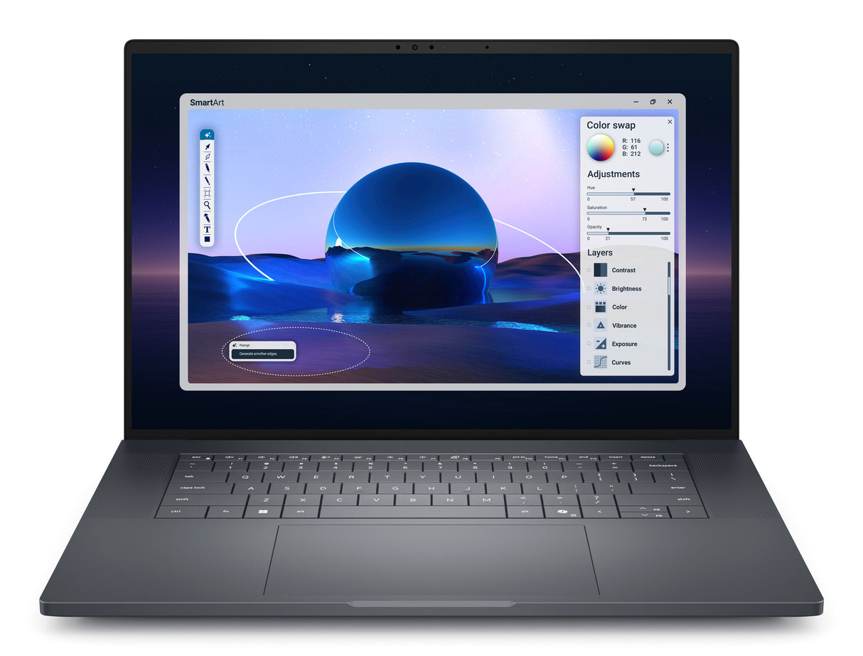 DELL Pro Max 16 Premium MA16250 Intel Core Ultra 9 285H Mobile workstation 40.6 cm (16") Full HD+ 64 GB LPDDR5x-SDRAM 1 TB SSD NVIDIA RTX PRO 2000 Blackwell Wi-Fi 7 (802.11be) Windows 11 Pro UK English Black