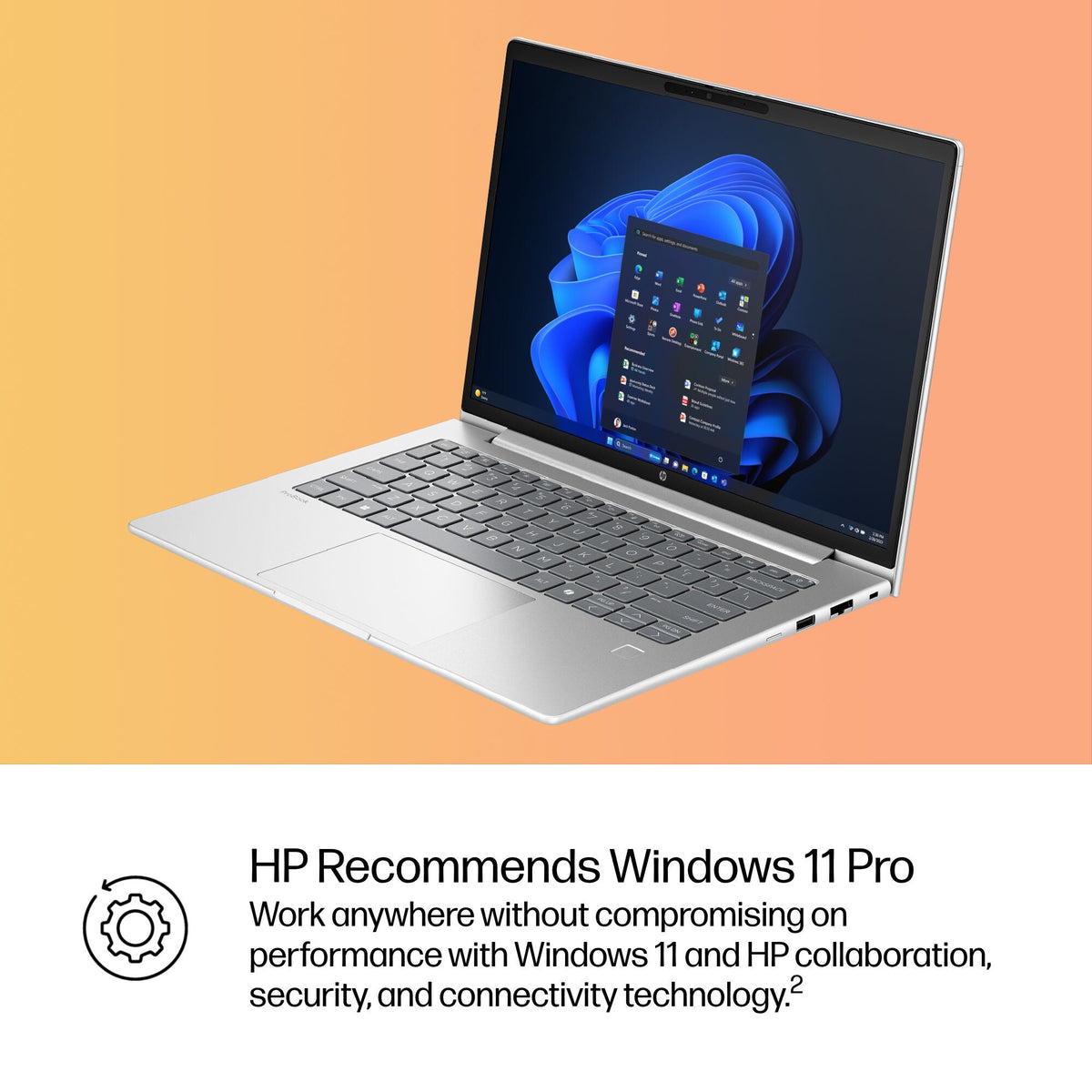 HP ProBook 4 G1iR 14 inch Notebook PC Intel Core 5 120U Laptop 35.6 cm (14") WUXGA 16 GB DDR5-SDRAM 512 GB SSD Wi-Fi 6E (802.11ax) Windows 11 Pro Silver