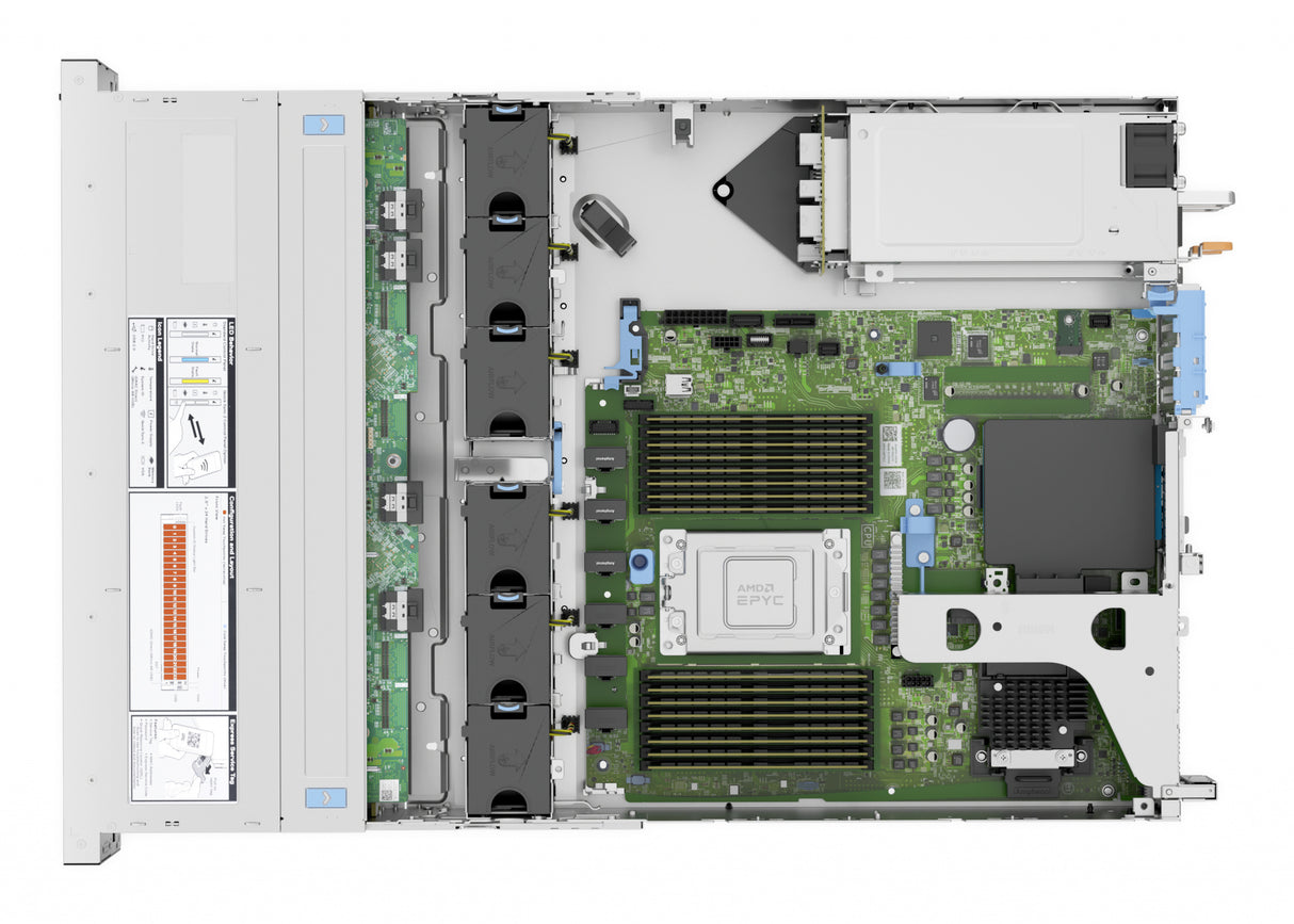 DELL PowerEdge R7515 server 480 GB Rack (2U) AMD EPYC 7302P 3 GHz 16 GB DDR4-SDRAM 750 W