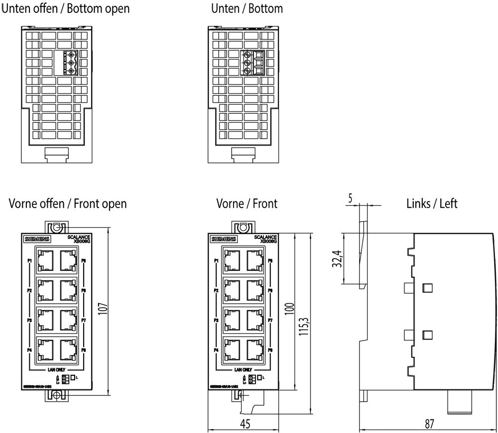 Siemens SCALANCE XB008G