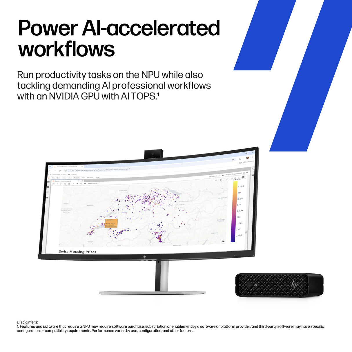HP Z2 Mini G1i Workstation Desktop PC Windows 11 Pro Mini PC AI PC, AI Workstation Black