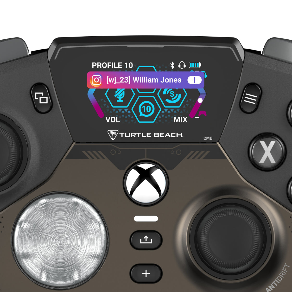 Turtle Beach Stealth Ultra Wireless High Performance Gaming Controller with Rapid Charge Dock, Adjustable Triggers and Command Display. Officially Licensed for Xbox Series X orS, Xbox One and PC