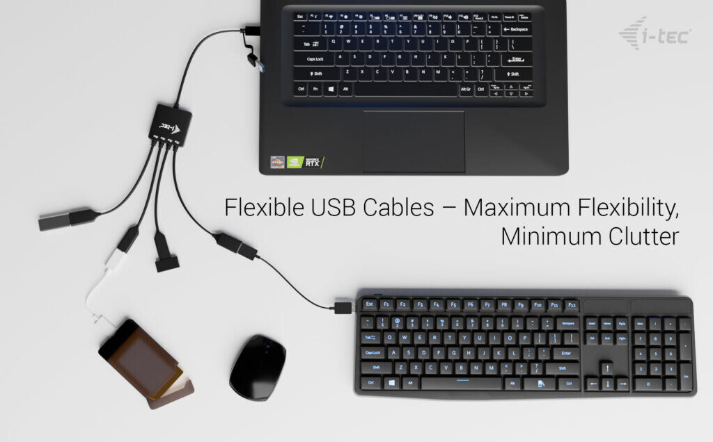 i-tec USB-C/USB-A Cable HUB 4 port (2x USB-C, 2x USB-A)