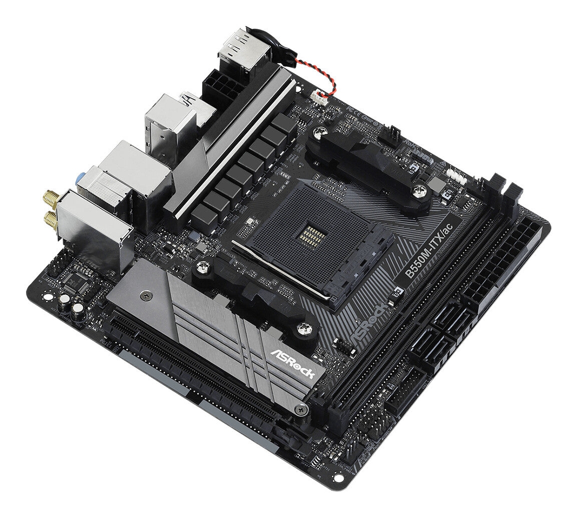 Asrock B550M-ITX/ac AMD B550 Socket AM4 mini ITX