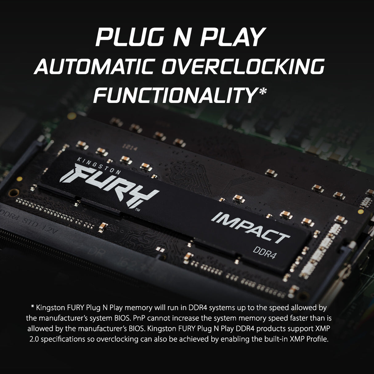 Kingston Fury Impact KF432S20IB/8 8GB DDR4 3200MHz Memoria RAM no ECC SODIMM