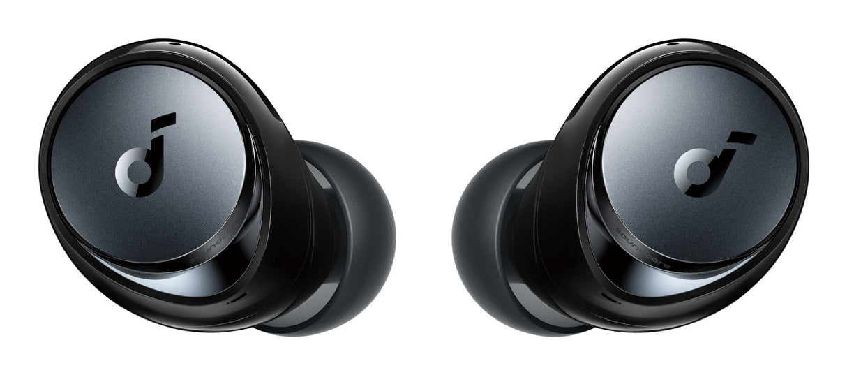 Anker Space A40 Adaptive Active Noise Canceling Wireless Earbuds, 50H Total Playtime, 10H Single Charge Playtime, LDAC Hi-Res Sound, Comfortable Fit, 6 Mics, Wireless Charge, Fast Charge