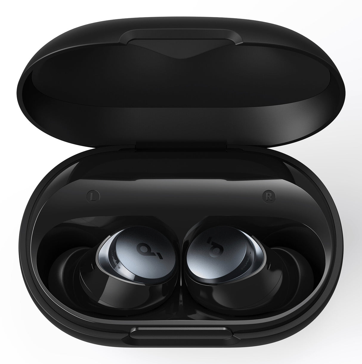 Anker Space A40 Adaptive Active Noise Canceling Wireless Earbuds, 50H Total Playtime, 10H Single Charge Playtime, LDAC Hi-Res Sound, Comfortable Fit, 6 Mics, Wireless Charge, Fast Charge