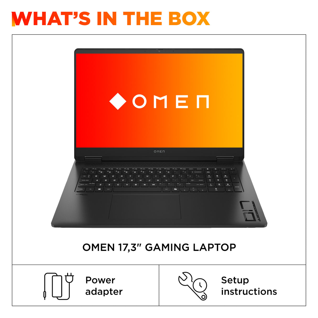HP OMEN Gaming 17-db1000na Copilot+ PC AMD Ryzen AI 7 350 Laptop 43.9 cm (17.3") Full HD 16 GB DDR5-SDRAM 1 TB SSD NVIDIA GeForce RTX 5060 Wi-Fi 6 (802.11ax) Windows 11 Home Black