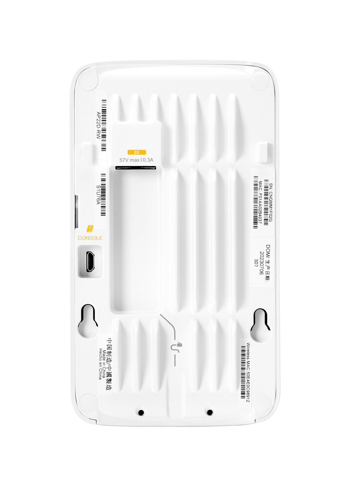 HPE Networking Instant On Access Point Bundle with PSU Dual Radio 2x2 Wi-Fi 6 (RW) AP22D