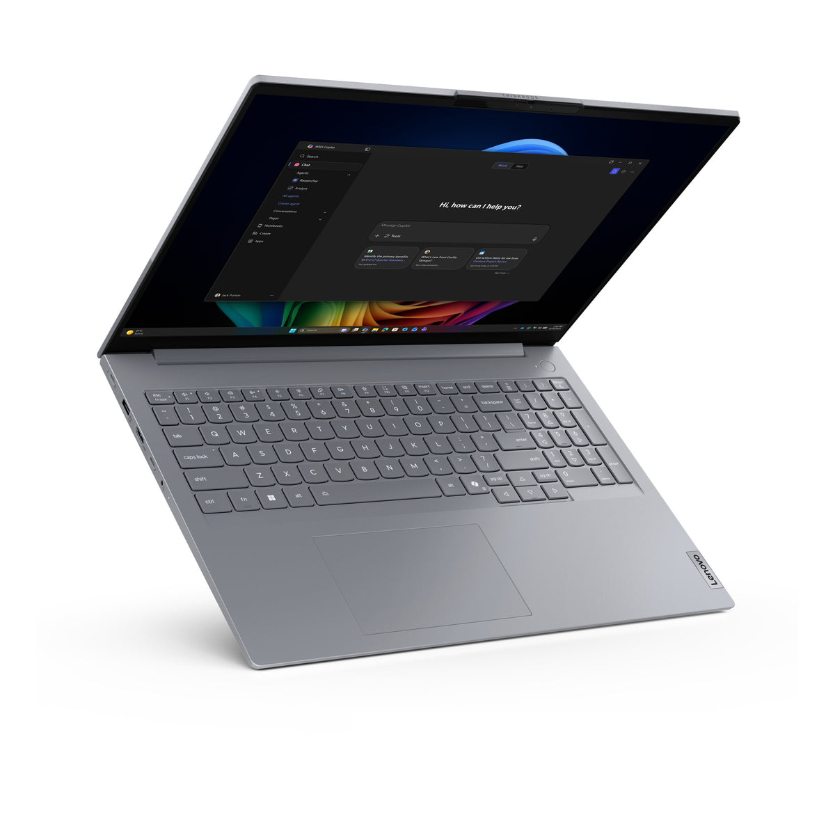 Lenovo ThinkBook 16 G9 IPL Copilot+ PC Intel Core Ultra 5 325 Laptop 40.6 cm (16") WUXGA 16 GB DDR5-SDRAM 512 GB SSD Wi-Fi 7 (802.11be) Windows 11 Pro Grey UK English