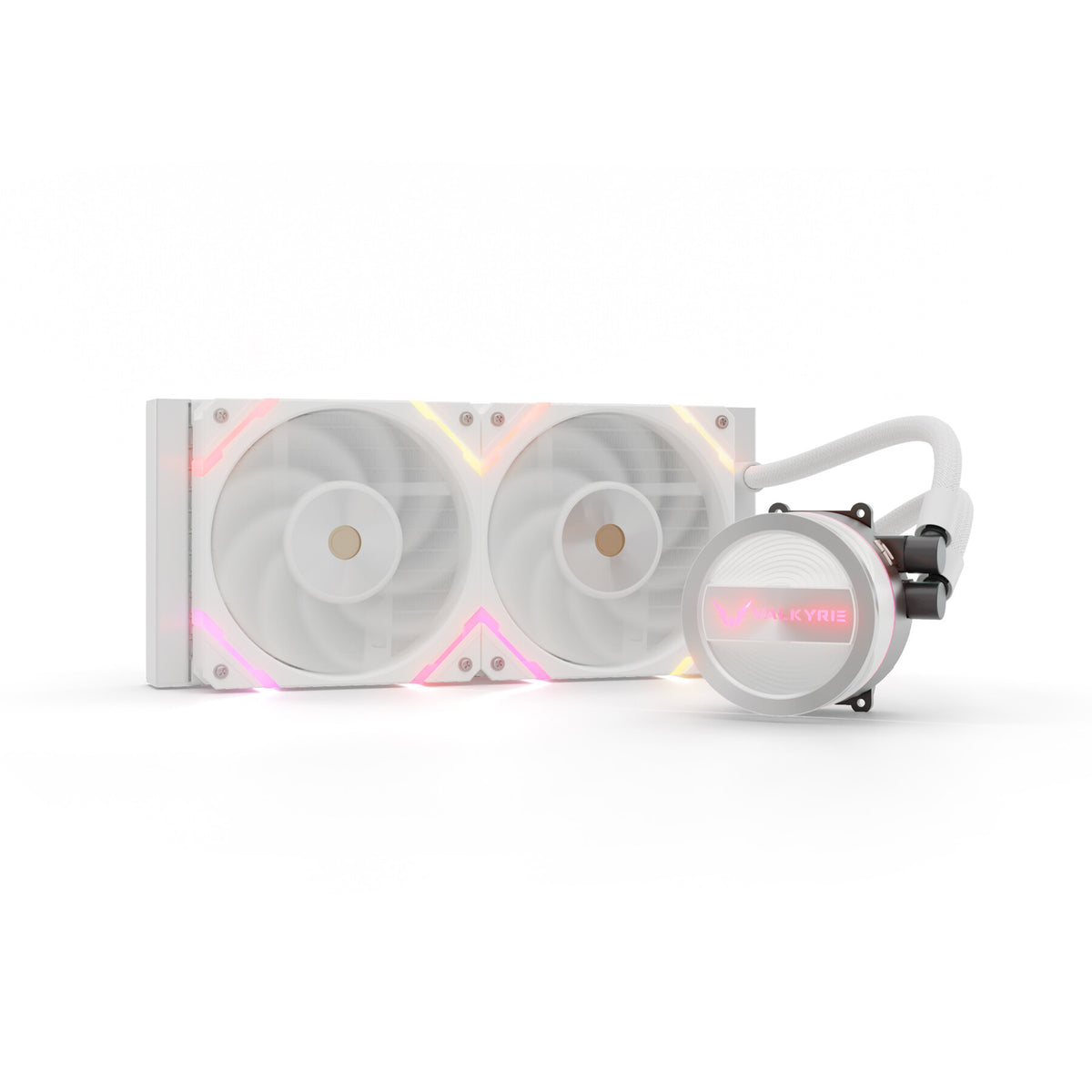 Valkyrie Dragonfang 240 Processor All-in-one liquid cooler 24 cm White