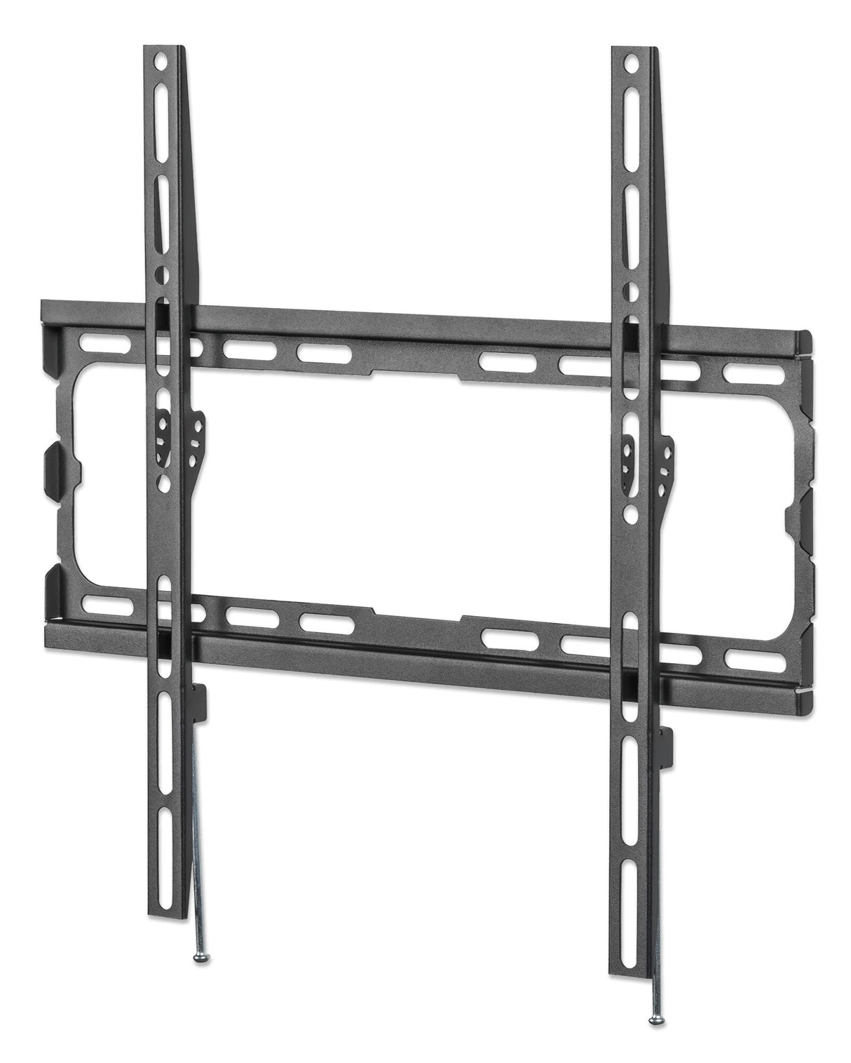 Manhattan Wall Mount for TV & Monitors (Fixed), For screens 32" to 55", VESA compatability: all between 200x200mm and 400x400mm - check the dimensions of the four mounting holes on back of screen to ensure it fits, Max 40kg, Black, Bracket