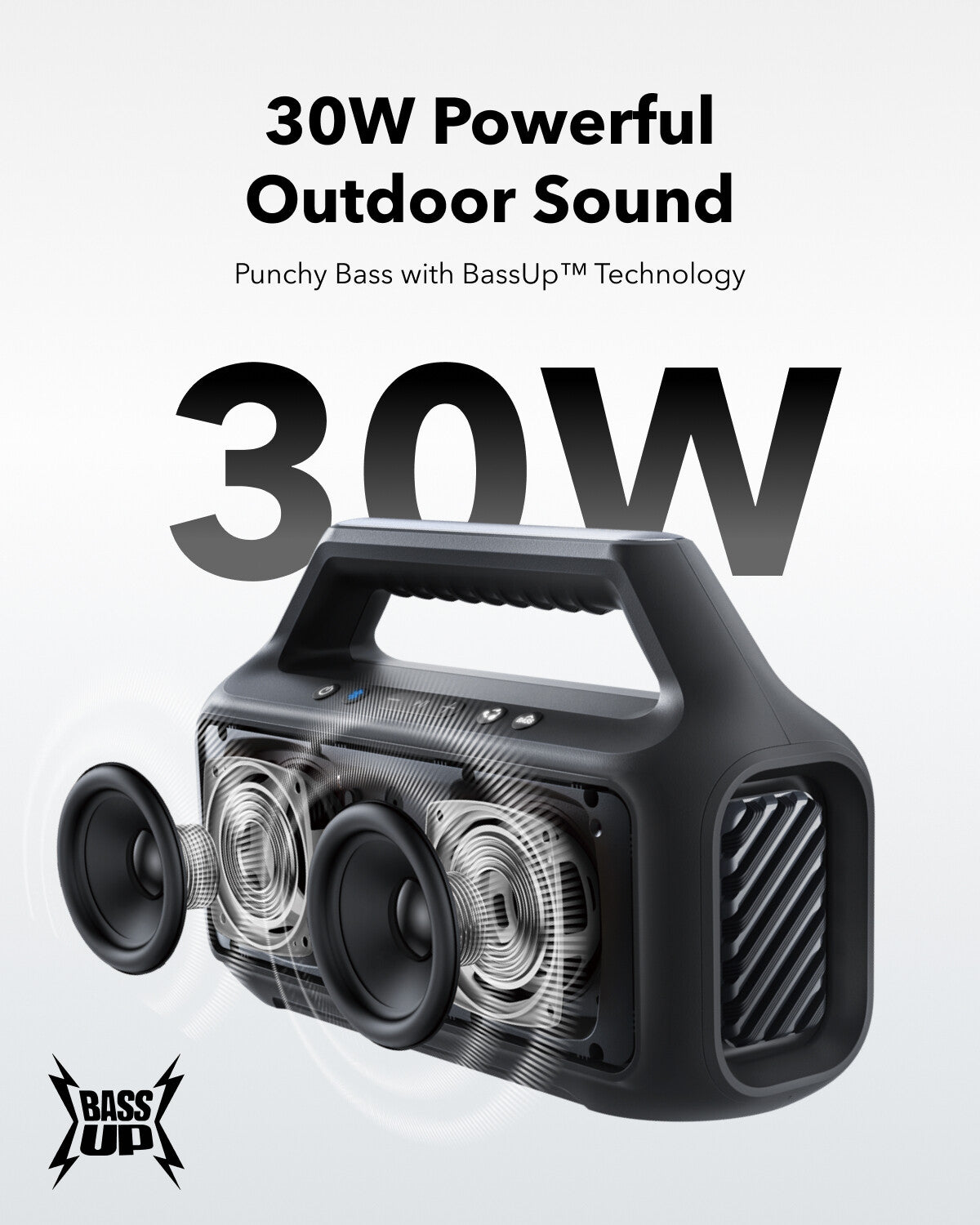 Soundcore Boom 2 SE Stereo portable speaker Black 30 W