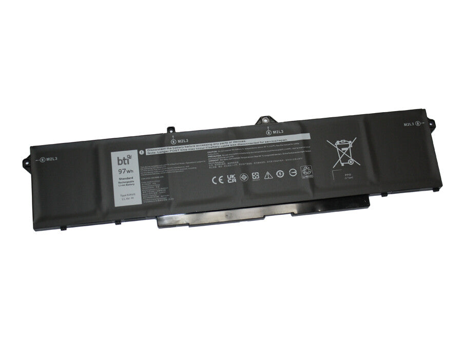 BTI CN-053XP7 compatible 97Wh 6-cell battery for Dell Latitude 15 5521 Latitude 15 5531 M17 R5 M18 R1
