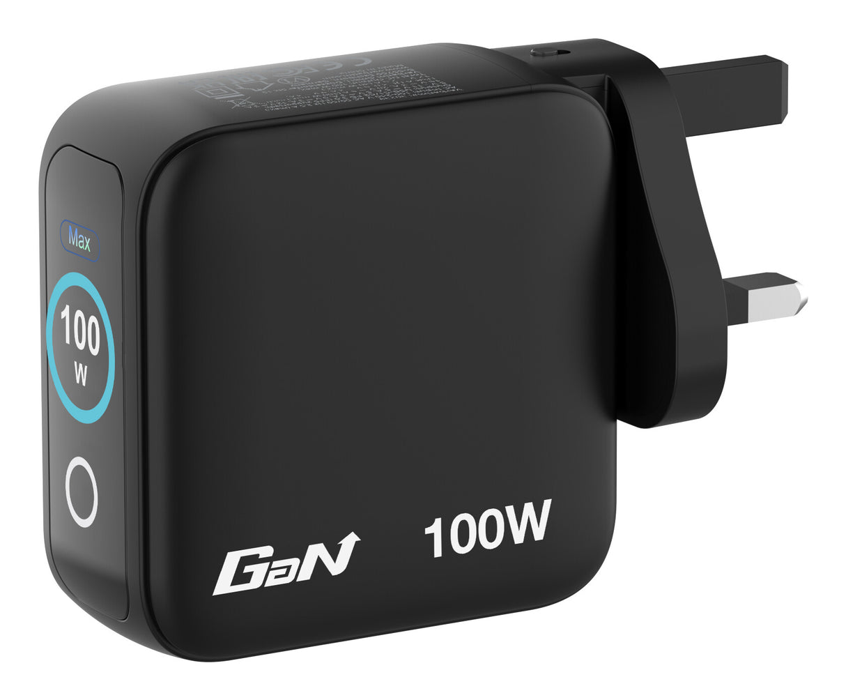 Verbatim Mini GaN Charger 100W with Display