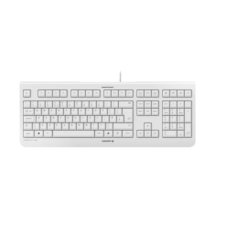 CHERRY KC 1000 Corded Keyboard,Pale Grey, USB (QWERTY - UK)