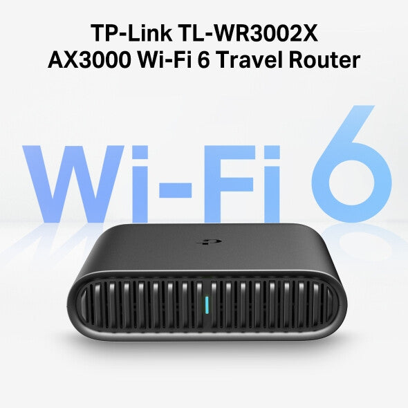 TP-Link TL-WR3002X wireless router Gigabit Ethernet Dual-band (2.4 GHz / 5 GHz) Black