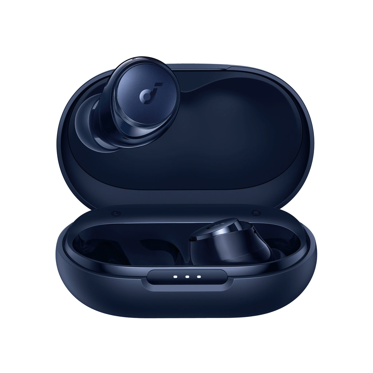 Anker Space A40 Adaptive Active Noise Canceling Wireless Earbuds, 50H Total Playtime, 10H Single Charge Playtime, LDAC Hi-Res Sound, Comfortable Fit, 6 Mics, Wireless Charge, Fast Charge