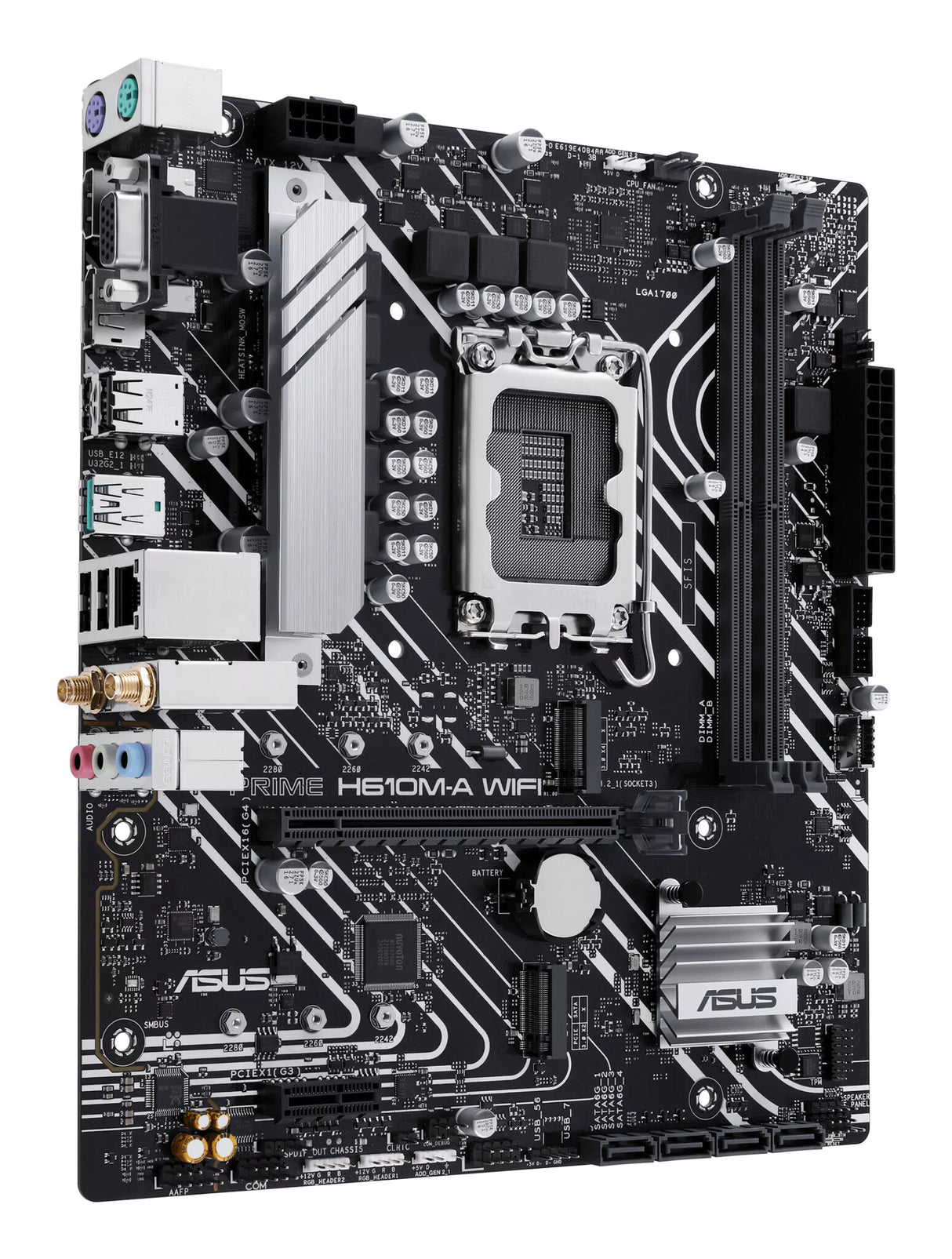 ASUS PRIME H610M-A WIFI Intel H610 LGA 1700 micro ATX