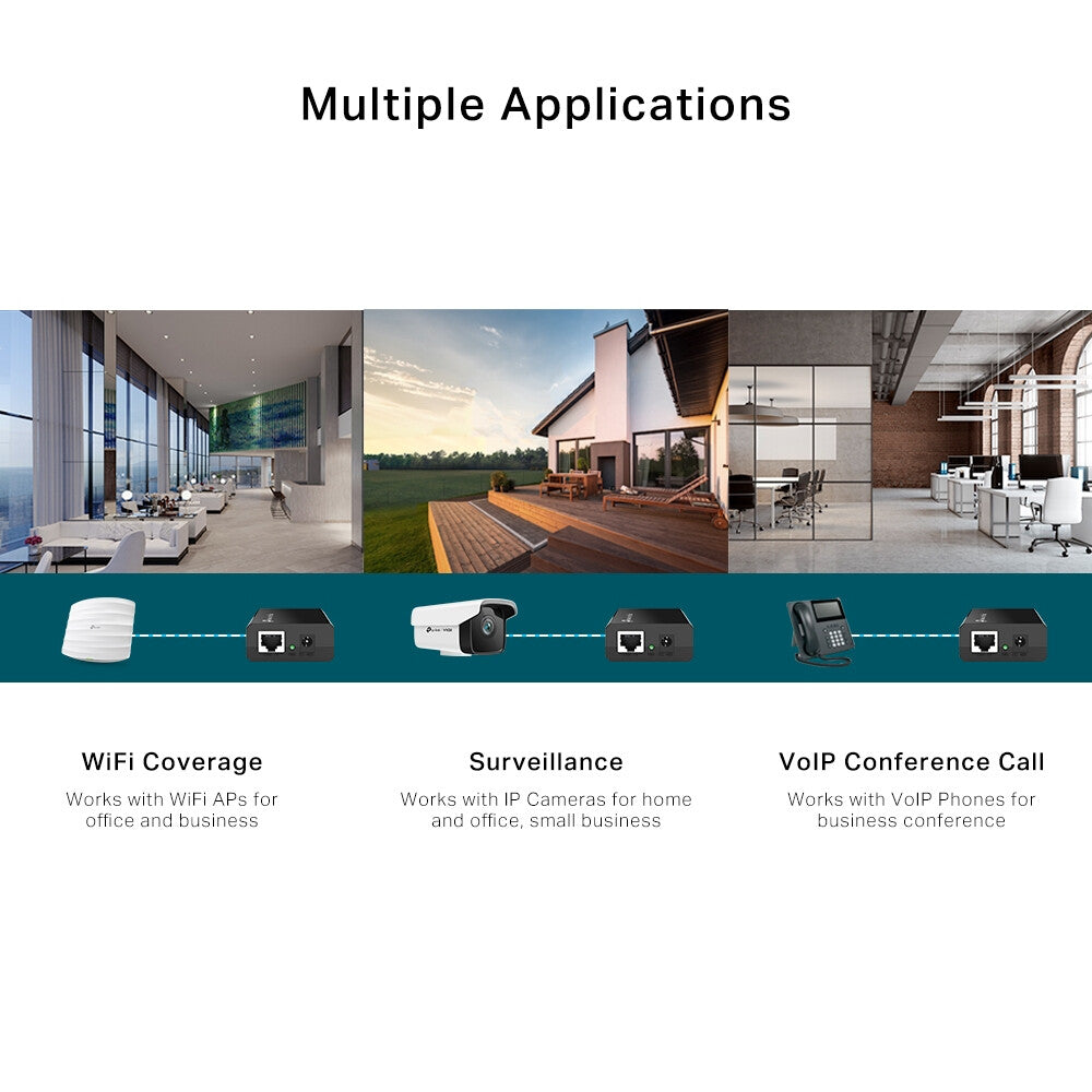 TP-Link IEEE 802.3af PoE Injector