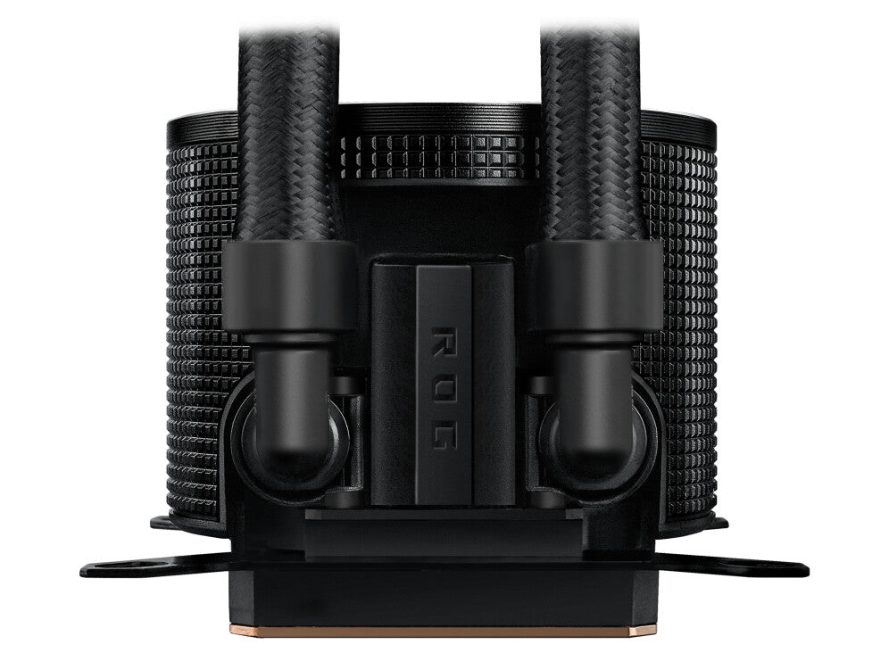 Enfriador líquido de CPU Asus ROG Ryuo III 240 ARGB de 240 mm, bomba Asetek de 8.a generación, 2 ventiladores ARGB, pantalla LED Anime Matrix