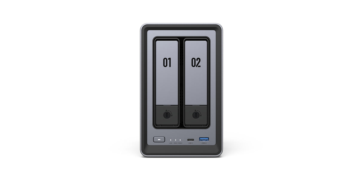 Ugreen NETWORK ATTACHED DXP2800 DISKLESS UK NAS Desktop Intel® N N100 8 GB DDR5 0 TB UGOS Pro