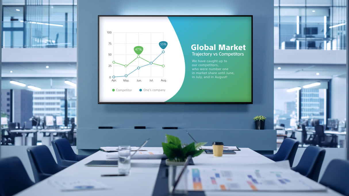 Sony FW-50EZ20L Signage Display Digital signage flat panel 127 cm (50") LED Wi-Fi 350 cd/m² 4K Ultra HD Black Android 16/7