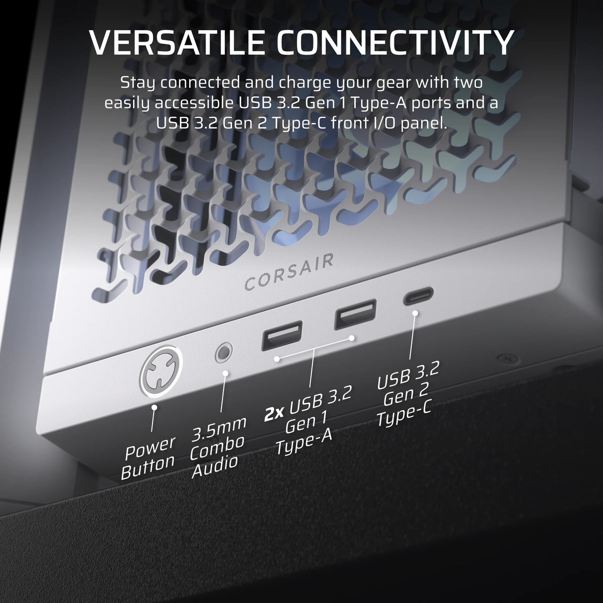 Corsair FRAME 4000D RS ARGB Midi Tower White