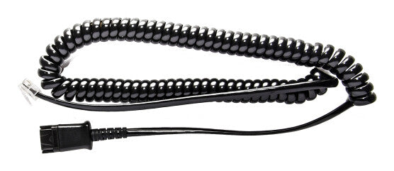 V7 BL-02+P telephone cable 2 m Black