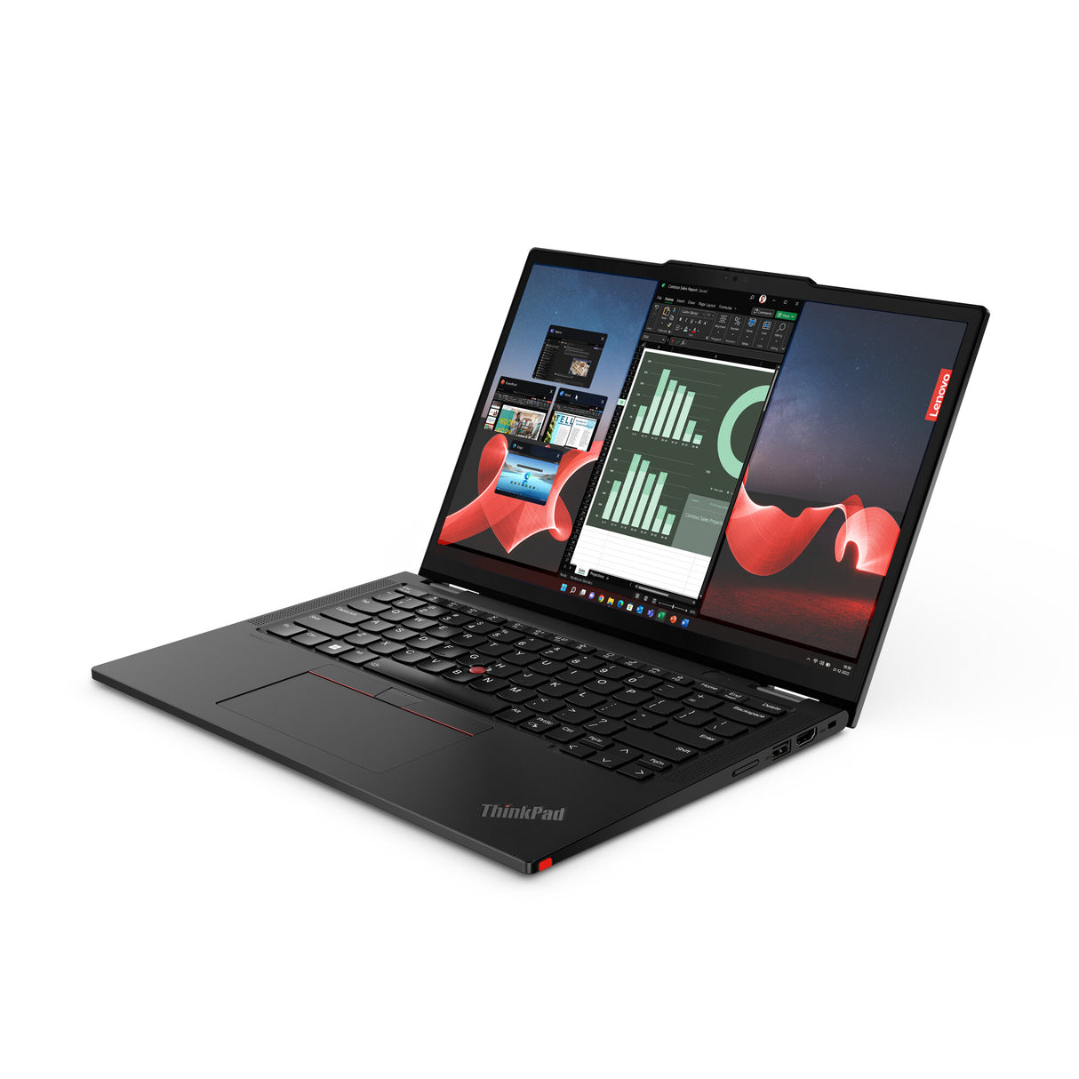 Lenovo ThinkPad X13 Yoga Gen 4 Intel® Core™ i5 i5-1335U Hybrid (2-in-1) 33.8 cm (13.3") Touchscreen WUXGA 16 GB LPDDR5-SDRAM 256 GB SSD Wi-Fi 6E (802.11ax) Windows 11 Pro UK English Black
