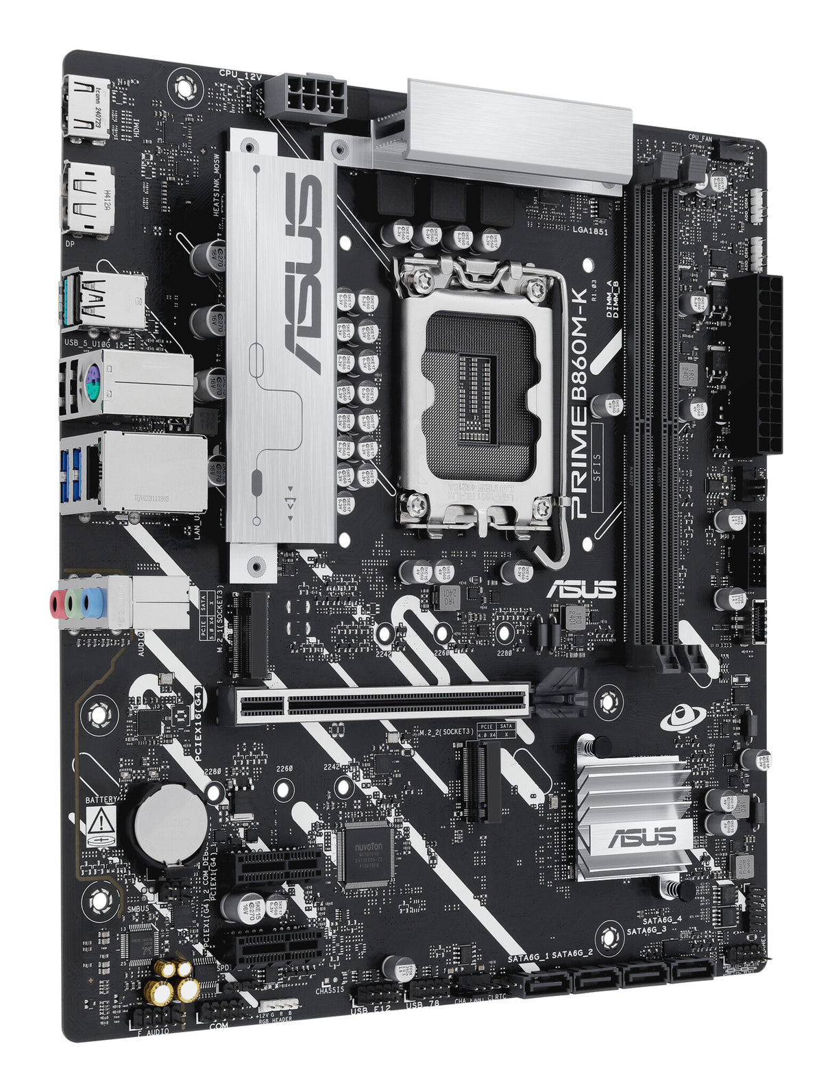 ASUS PRIME B860M-K Intel B860 LGA 1851 (Socket V1) micro ATX