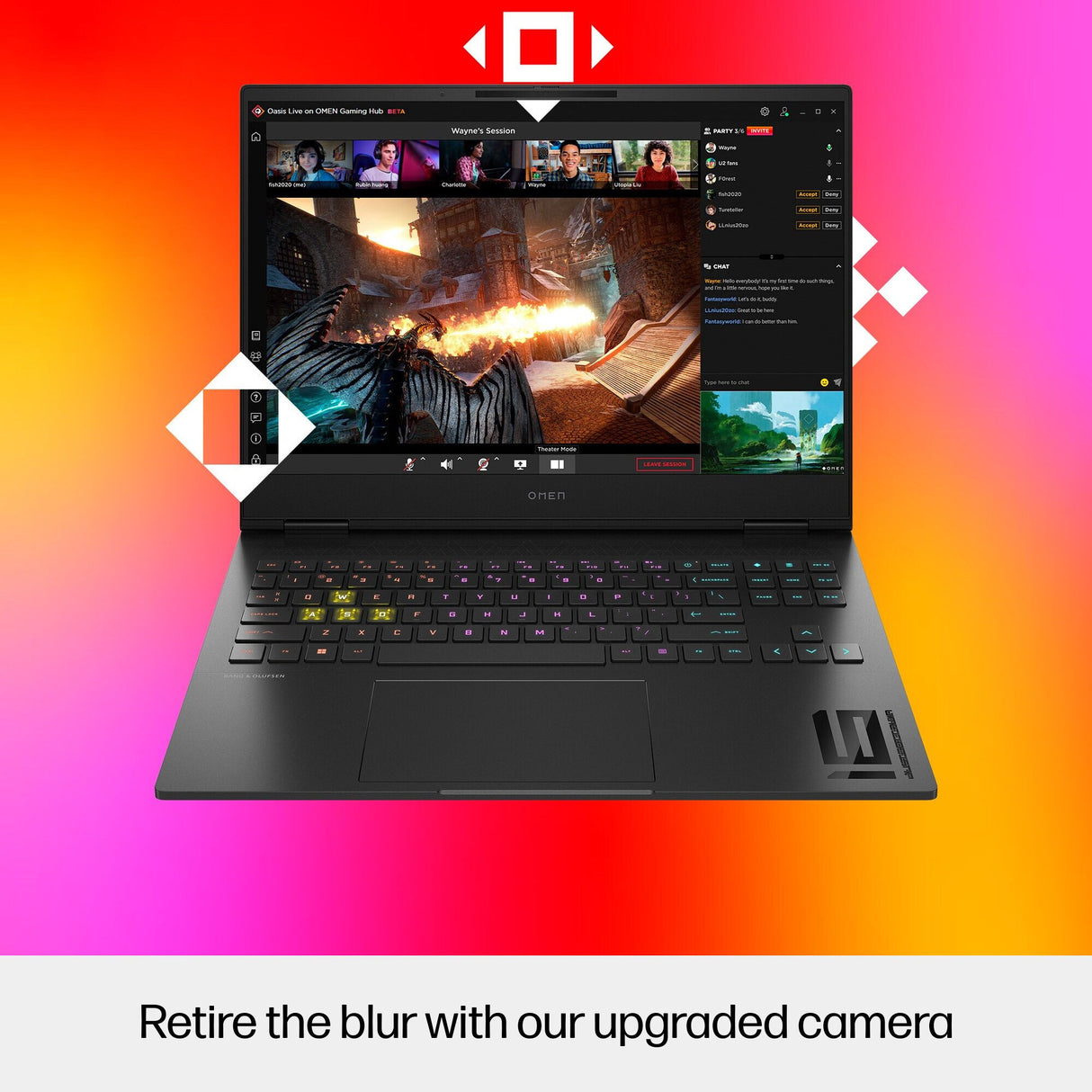 HP OMEN 16-u0004na Intel® Core™ i7 i7-13700HX Laptop 40.6 cm (16") 2K 16 GB DDR5-SDRAM 1 TB SSD NVIDIA GeForce RTX 4060 Wi-Fi 6E (802.11ax) Windows 11 Home Black