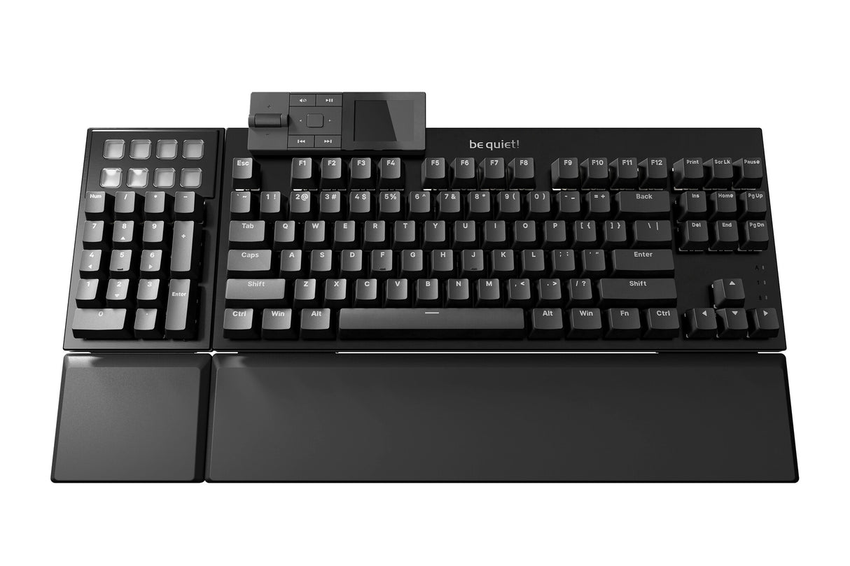 be quiet! Dark Mount Silent Tactile UK ISO keyboard Gaming USB QWERTY UK English Black