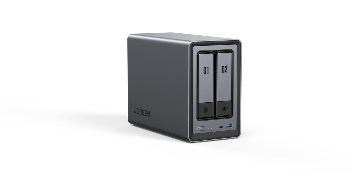 Ugreen NETWORK ATTACHED DXP2800 DISKLESS UK NAS Desktop Intel® N N100 8 GB DDR5 0 TB UGOS Pro