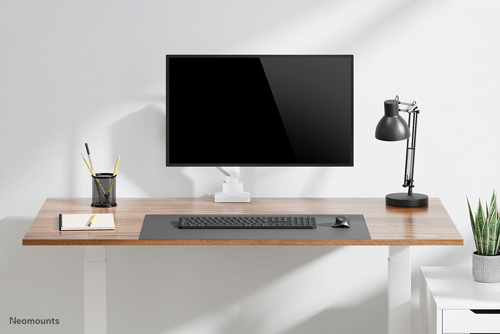 Neomounts DS70-450WH1 Monitor arm 17-42" - gas spring - Topfix - 180°-stop