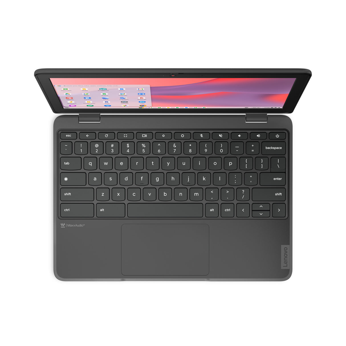 Lenovo 100e Chromebook Gen 4 MediaTek Kompanio 528 29.5 cm (11.6") HD 4 GB LPDDR4x-SDRAM 32 GB eMMC Wi-Fi 6 (802.11ax) ChromeOS English Grey