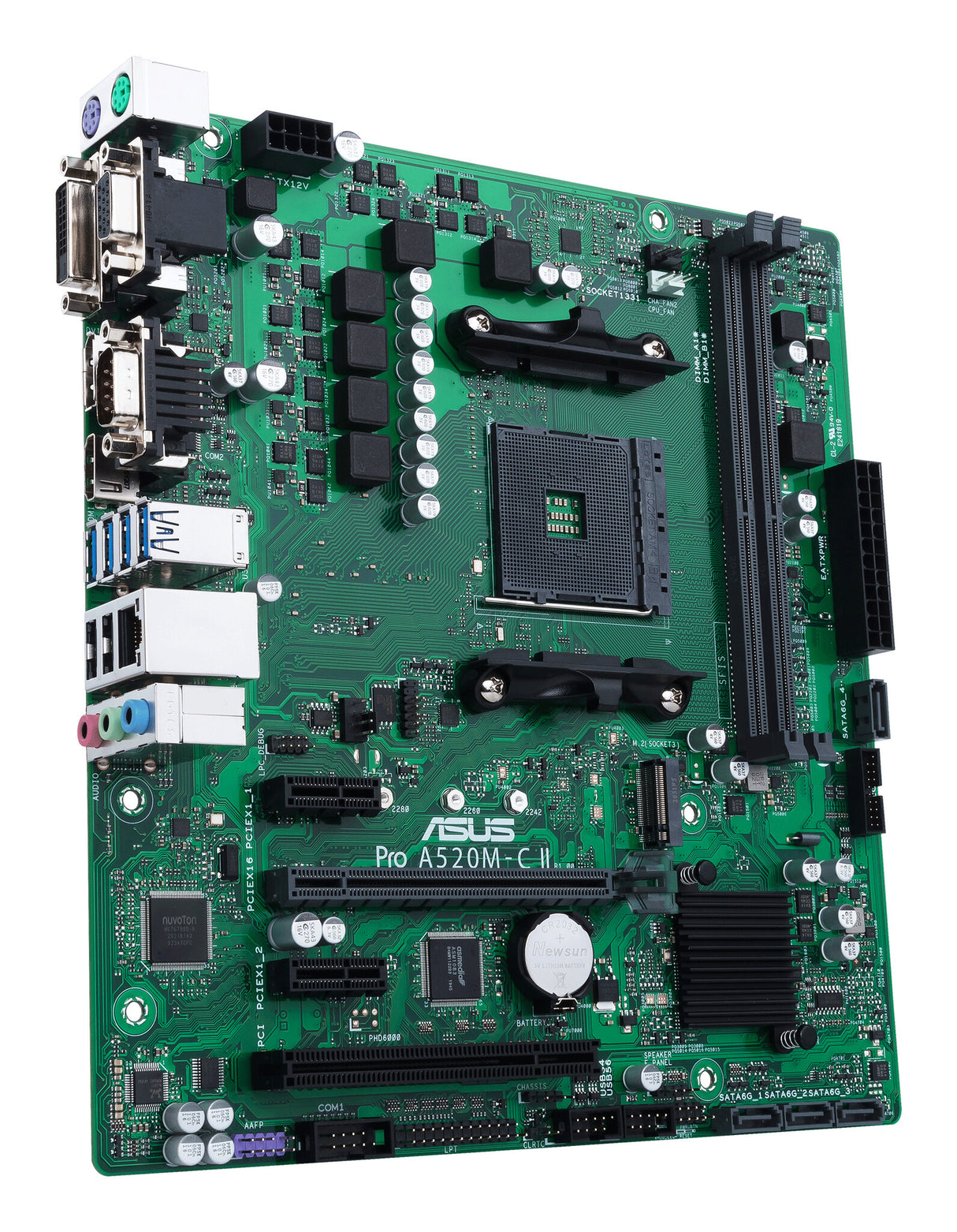 ASUS PRO A520M-C II/CSM AMD A520 Socket AM4 micro ATX