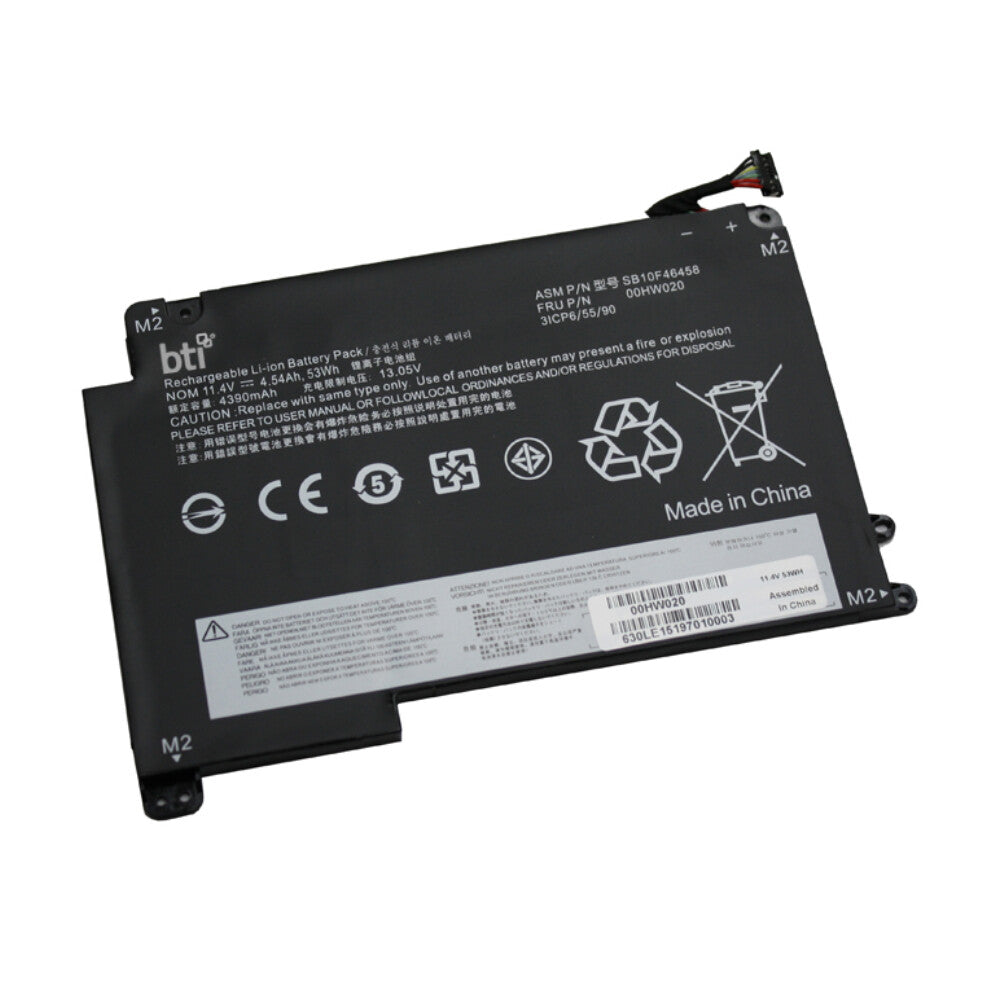 BTI SB10F46458 compatible 53Wh 3-cell battery for THINKPAD P40 YOGA YOGA 460