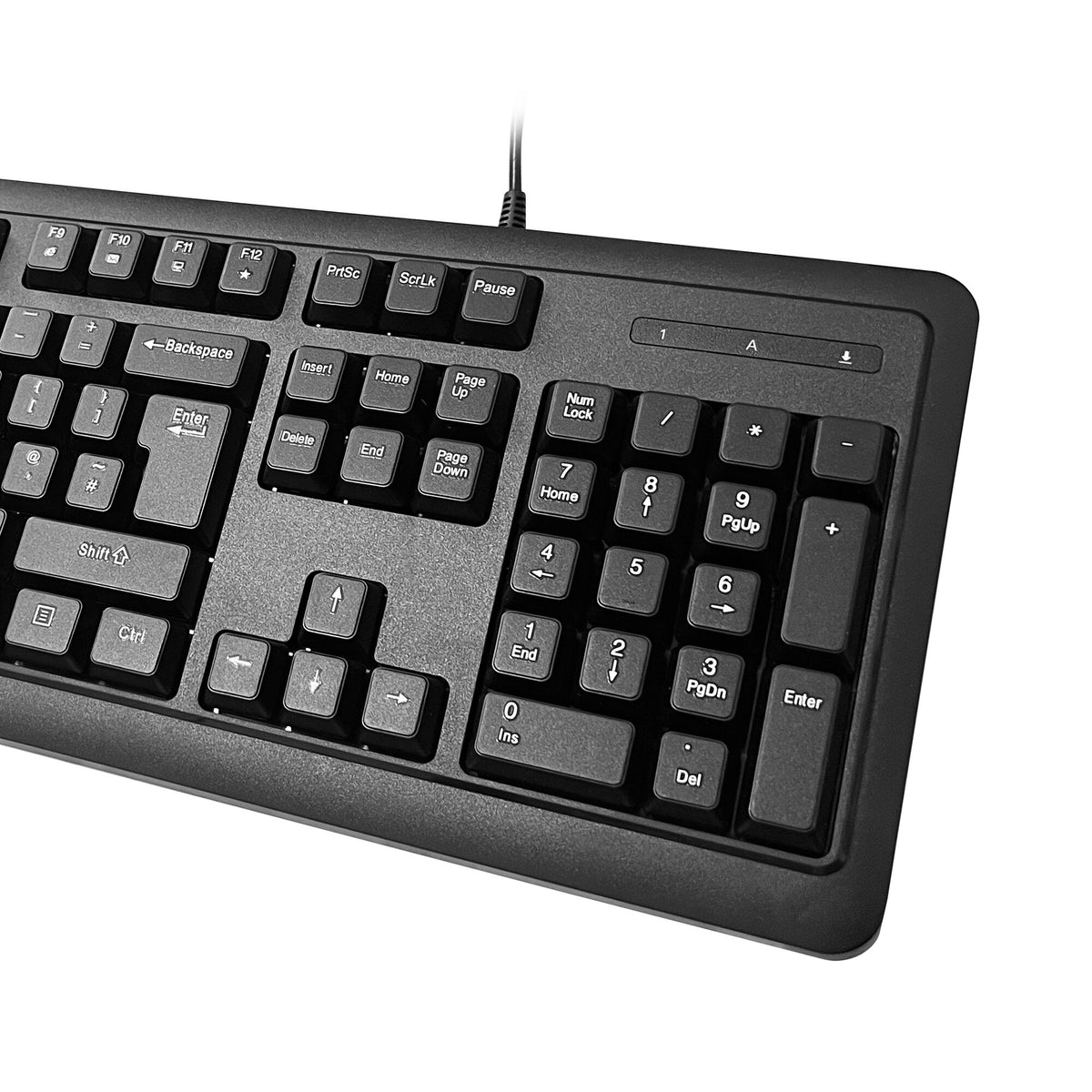 VIDA CORPORATE 2IN1 USB KBOARD MOUSE keyboard Mouse included Home/Office QWERTY UK English Black
