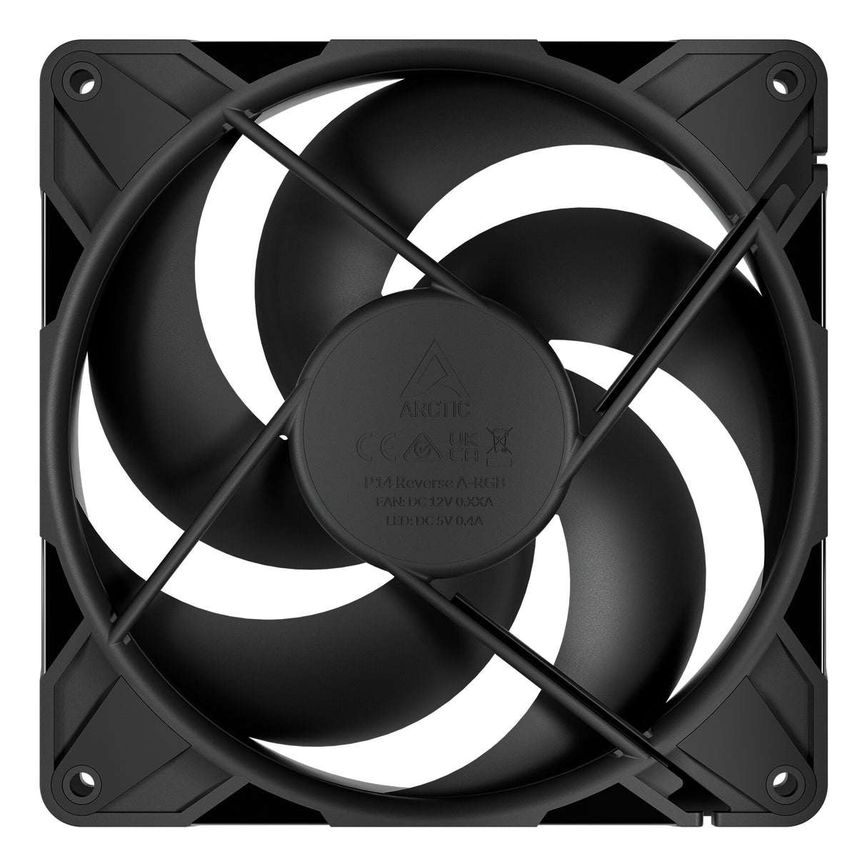 ARCTIC Freezer P14 Pro Reverse - 3 Pack - 140 mm A-RGB PWM Fan with Cable Splitter