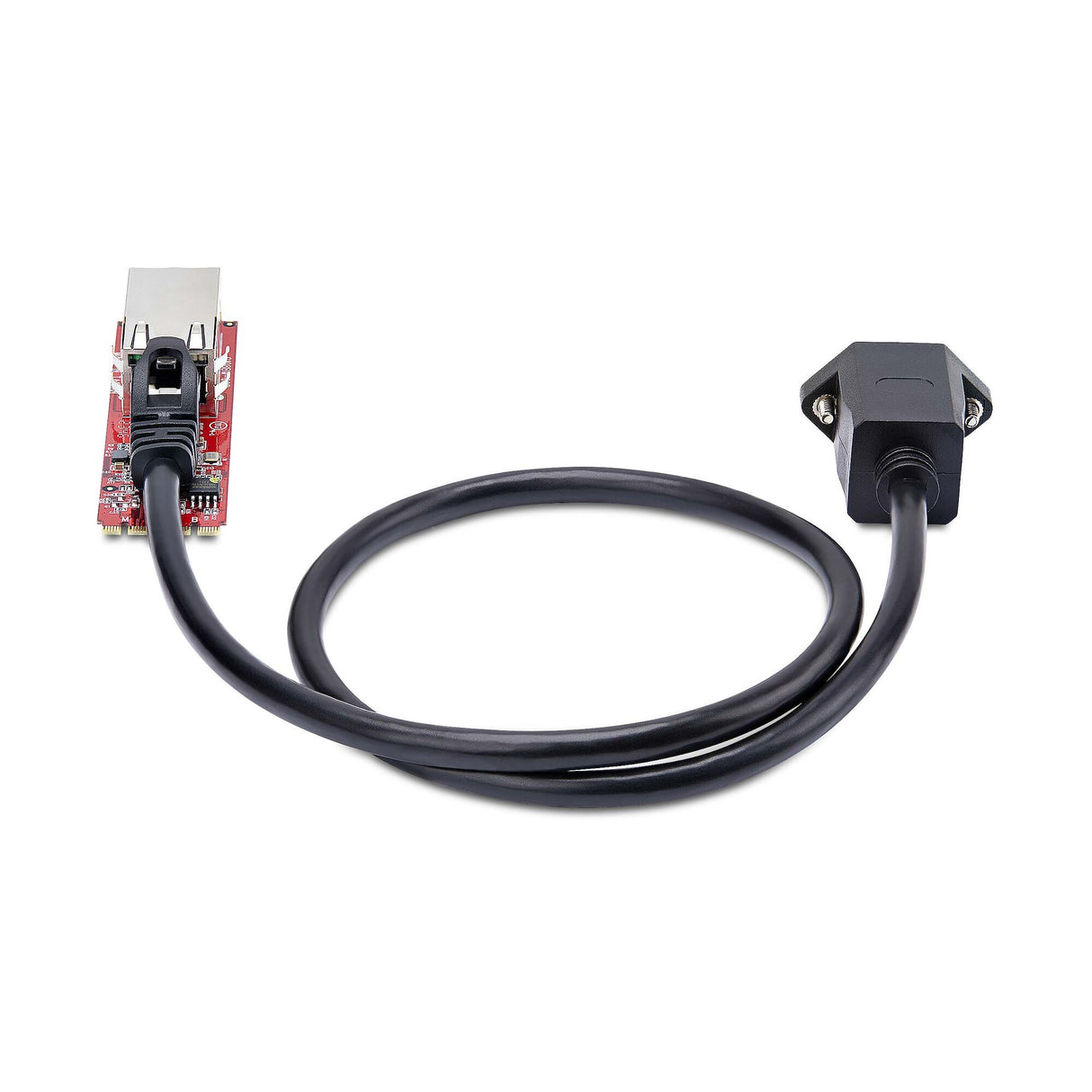 StarTech.com 1-Port 2.5GbE M.2 2280 Network Card, Multi-Gigabit Speeds (2.5G/1G/100M/10M), NBASE-T (802.3bz) NIC, M.2 B+M Key, PCIe Ethernet Interface, For SFF/Desktop PCs - TAA